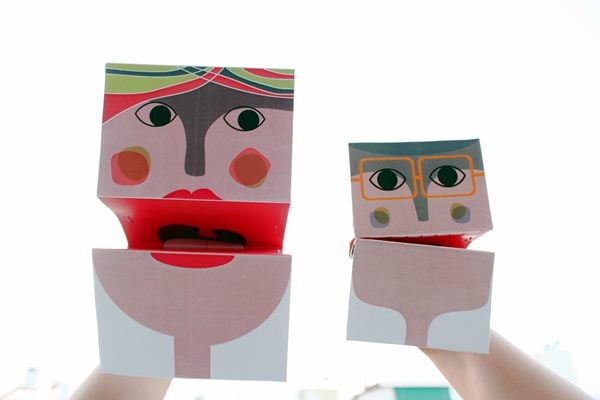 Kids Craft: How to Make Your Own Paper Hand-Puppets